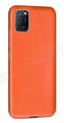 Eiroo Lansman Oppo A52 Turuncu Silikon Kılıf - Eiroo