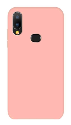 Eiroo Lansman Samsung Galaxy A20S Pembe Silikon Kılıf - Eiroo