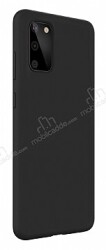 Eiroo Lansman Samsung Galaxy S20 Siyah Silikon Kılıf - Eiroo