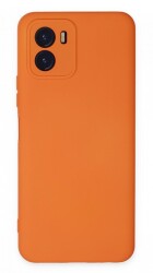 Eiroo Lansman vivo Y15s Turuncu Silikon Kılıf - Eiroo
