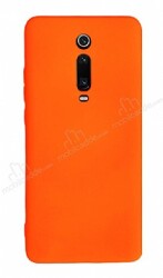 Eiroo Lansman Xiaomi Mi 9T Turuncu Silikon Kılıf - Eiroo