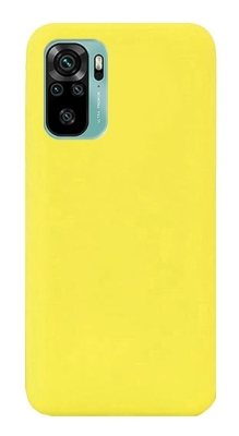Eiroo Lansman Xiaomi Redmi Note 10 Pro Sarı Silikon Kılıf - Eiroo