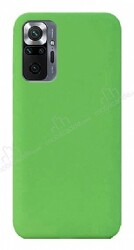 Eiroo Lansman Xiaomi Redmi Note 10 Pro Yeşil Silikon Kılıf - Eiroo