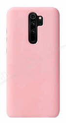 Eiroo Lansman Xiaomi Redmi Note 8 Pro Pembe Silikon Kılıf - Eiroo
