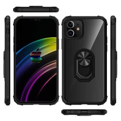 Eiroo Magnetics iPhone 12 Mini 5.4 inç Ultra Koruma Kırmızı Kılıf - 5