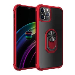 Eiroo Magnetics iPhone 12 Pro Max 6.7 inç Ultra Koruma Kırmızı Kılıf - 1