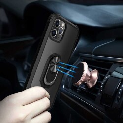 Eiroo Magnetics iPhone 12 Pro Max 6.7 inç Ultra Koruma Kırmızı Kılıf - 3