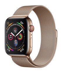 Eiroo Milanese Loop Apple Watch Metal Kordon ( 44 mm ) - Eiroo