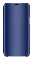 Eiroo Mirror Cover Samsung Galaxy J6 Plus Aynalı Kapaklı Lacivert Kılıf - Eiroo