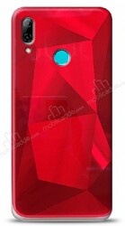 Eiroo Prizma Huawei Y7 2019 Kırmızı Rubber Kılıf - Eiroo