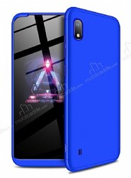 Eiroo Protect Fit Samsung Galaxy A10 360 Derece Koruma Lacivert Rubber Kılıf - Eiroo