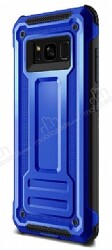 Eiroo Screwed Power Samsung Galaxy Note 8 Ultra Koruma Lacivert Kılıf - Eiroo