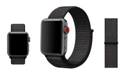 Eiroo Spor Loop Apple Watch Kumaş Mavi Kordon 42 - 44 - 45 mm - 2