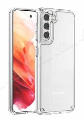 Eiroo Trace Samsung Galaxy S21 Şeffaf Silikon Kılıf - Eiroo