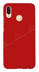G-Case Huawei P20 Lite Deri Kırmızı Rubber Kılıf - G-Case