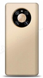 Huawei Mate 40 Pro Gold Mat Silikon Kılıf - Eiroo