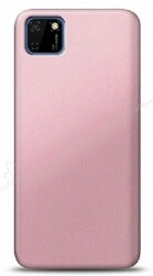 Huawei Y5p Rose Gold Mat Silikon Kılıf - Eiroo