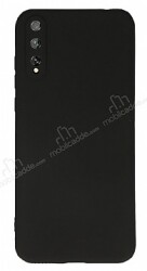 Huawei Y8p Kamera Korumalı Siyah Silikon Kılıf - Eiroo