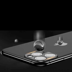 iPhone 11 Pro / 11 Pro Max Gold Metal Kamera Lensi Koruyucu - 2
