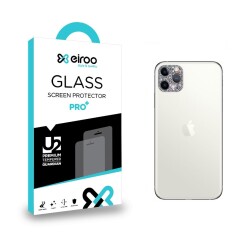iPhone 11 Pro Siyah Taşlı Kamera Lensi Koruyucu - Eiroo