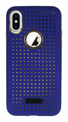 iPhone X / XS Gold Kenarlı Silikon Kılıf - 3