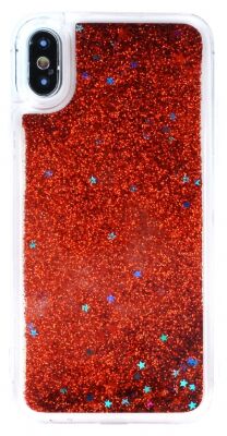  iPhone X / XS Sulu Kırmızı Rubber Kılıf - Eiroo