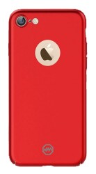 Joyroom iPhone 7 Tam Kenar Kırmızı Rubber Kılıf - Joyroom