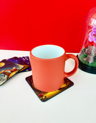 Küçük Prens Ahşap Bardak Altlığı 4lü Set - 3