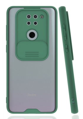 Lens Thin Xiaomi Redmi Note 9 Kamera Korumalı Silikon Kılıf - Eiroo