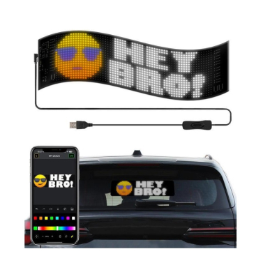 Matrix Cama Yapışan Telefon Kontrollü Led Ekran Panel 16x64cm - Mch