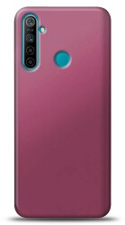 Realme 5 Pro Mürdüm Mat Silikon Kılıf - Eiroo