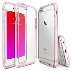 Ringke Frame Frost iPhone 6 / 6S Ultra Koruma Pembe Kılıf - Ringke