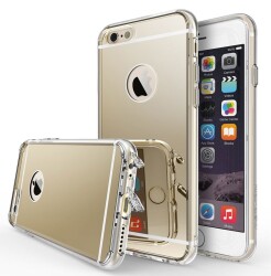 Ringke Fusion Mirror iPhone 6 / 6S Ultra Koruma Gold Kılıf - Ringke