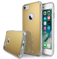Ringke Fusion Mirror iPhone 7 Ultra Koruma Gold Kılıf - Ringke