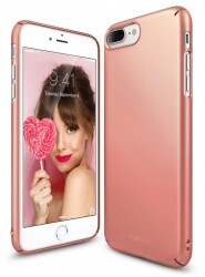 Ringke Slim iPhone 6 / 6S 360 Kenar Koruma Rose Gold Rubber Kılıf - Ringke