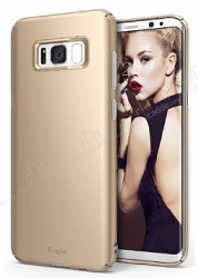 Ringke Slim Samsung Galaxy S8 Plus 360 Kenar Koruma Gold Kılıf - Ringke