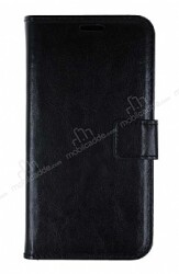 Samsung Galaxy J7 / Galaxy J7 Core Cüzdanlı Kapaklı Siyah Deri Kılıf - Eiroo