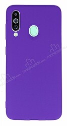 Samsung Galaxy M40 Rainbow Mor Silikon Kılıf - Eiroo