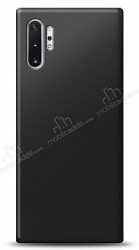 Samsung Galaxy Note 10 Plus Siyah Mat Silikon Kılıf - Eiroo