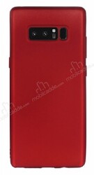 Samsung Galaxy Note 8 Mat Kırmızı Silikon Kılıf - Eiroo