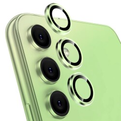 Samsung Galaxy S24 Yeşil Metal Kamera Lens Koruyucu - Eiroo