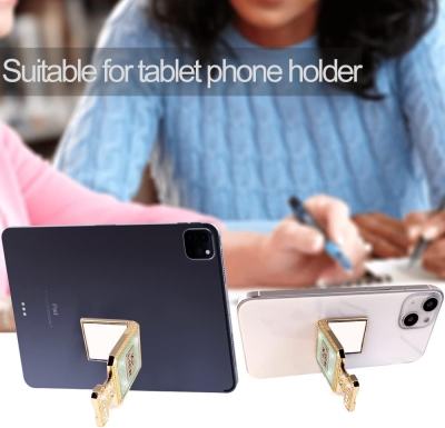 Simli Parfüm Şişesi Telefon Tutucu Stand - 5