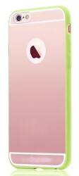 Totu Design Crystal Soft iPhone 6 / 6S Yeşil Silikon Kenarlı Ultra İnce Şeffaf Rubber Kılıf - TotuDesign