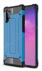 Tough Power Samsung Galaxy Note 10 Plus Ultra Koruma Mavi Kılıf - Eiroo