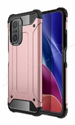 Tough Power Xiaomi Poco F3 Ultra Koruma Rose Gold Kılıf - Eiroo