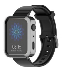 Xiaomi Mi Watch Dark Silver Silikon Kılıf - Eiroo